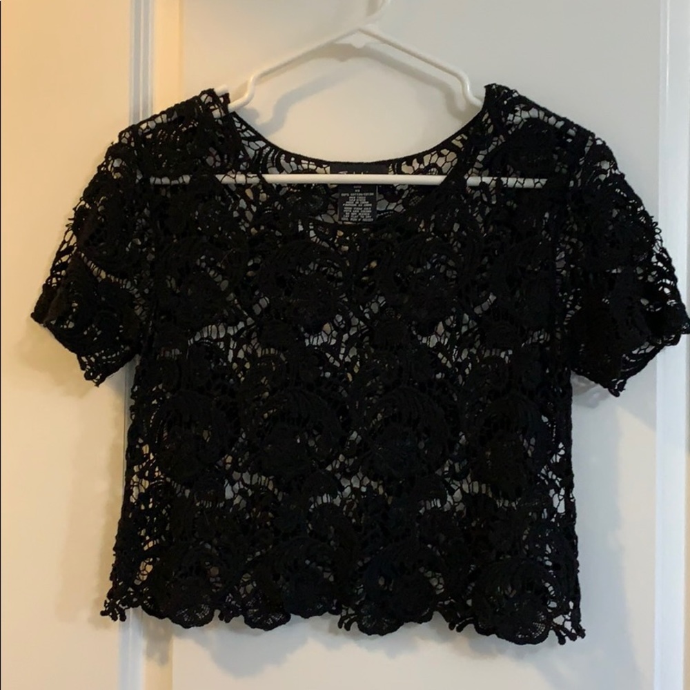 Seductions lace top